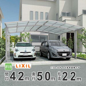 �y�y������P2�{+�撅�ő�900�~OFF�z�J�[�|�[�g 2��p LIXIL ���N�V�� �J�[�|�[�g �l�X�JR �J�� ���ԏ� �K���[�W �J�[�X�y�[�X �Ԍ�4.2m×���s5.0m 4250 �y42-50�^�z�y�W�����FH22 �z�y�|���J�[�{�l�[�g