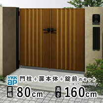 楽天市場】門扉アルミ 木柄の通販