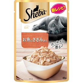 [マース] シーバ リッチ お魚にささみ添え 35g