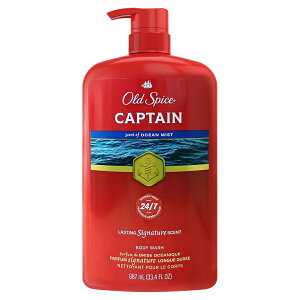 OLD SPICE �I�[���h�X�p�C�X BODY WASH CAPTAIN 33.4oz/987ml �{�f�B�E�H�b�V�� �{�f�B�\�[�v �L���v�e�� �����Y ����