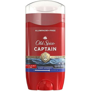OLD SPICE (�I�[���h�X�p�C�X) �t���O�����X�o�[ captain �L���v�e�� 85g �e �A���~�j�E���t���[ �� �u���[ ���� ����