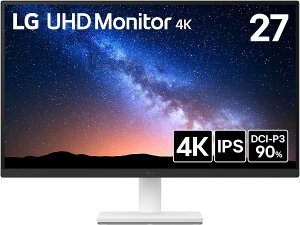 LG ���j�^�[ �f�B�X�v���C 27US500-W 27�C���` 4K 3840×2160 IPS ��10.7���F�\�� (8bit+FRC) DCI-P3 90% HDR �A���`�O���A HDMI ×2 DisplayPort �t���b�J�[�Z�[�t �u���[���C�g�ጸ���[�h �F�o���� 3�Ӄt���[�����X