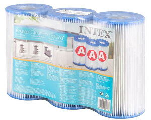 INTEX CebNX v[p|v p tB^[J[gbW 3 tB^[|v NX^NA v[ 򐅊 z FILTER CARTRIDGE A TRI PACK