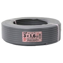 楽天市場】vvf 1．6 3c 赤の通販 VVFケーブル3c-1.6(赤白黒)100m 1巻