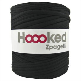 【ポイント最大20倍】 DMC Hoooked Zpagetti フックドゥ ズパゲッティ 超極太 800Black ブラック 約 120m