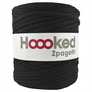 【送料無料】 DMC Hoooked Zpagetti フックドゥ ズパゲッティ 超極太 800Black ブラック 約 120m