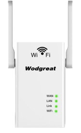 【ポイント最大50倍以上アップ】 Wodgreat WiFi 白 リレー 無線 LAN リレー ブースター 信号 増幅器 2.4GHz 300Mbps Fア1-3 stock:Eア5-1
