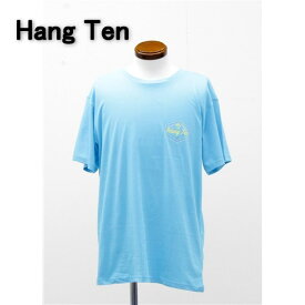 ポイント最大50倍以上アップ アウトレット Hang Ten メンズ トップス ターコイズ バッグプリント Tシャツ 春夏 #47422 P731