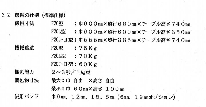 楽天市場】送料無料 ナイガイ バンダチック半自動梱包機 F20型 P 