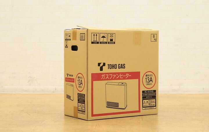 楽天市場】送料無料 リンナイ 東邦ガス ガスファンヒーター RC-41FHD 