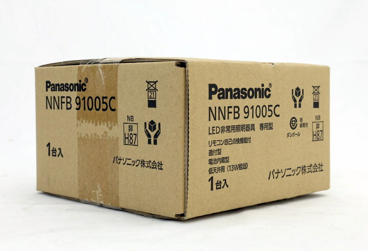 楽天市場】送料無料 パナソニック 非常用照明器具 NNFB91005C 天井直付 