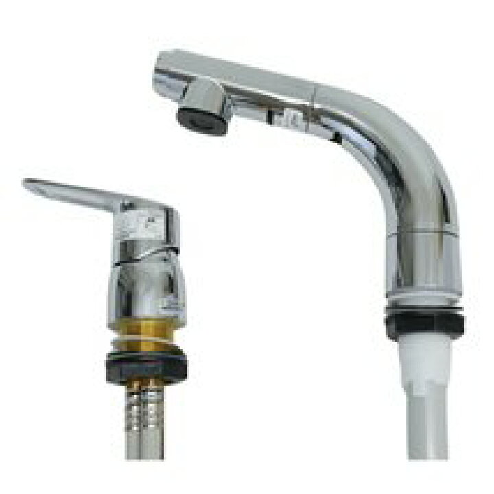 楽天市場】送料無料 未使用品 KVK KM8207TETTK シングルレバー一式洗髪 