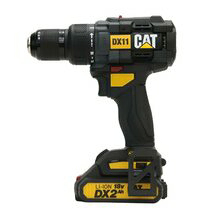 楽天市場】送料無料 展示品 CATERPILLAR 18V ドリルドライバーセット 