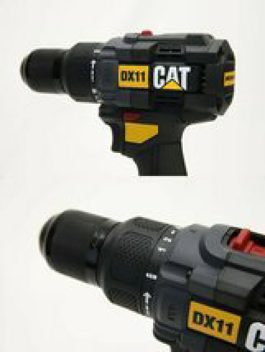 楽天市場】送料無料 展示品 CATERPILLAR 18V ドリルドライバーセット 