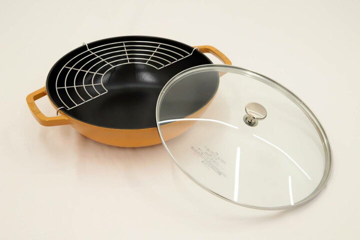 楽天市場】送料無料 staub ストウブ マルチパン 30cm マスタード C3D  