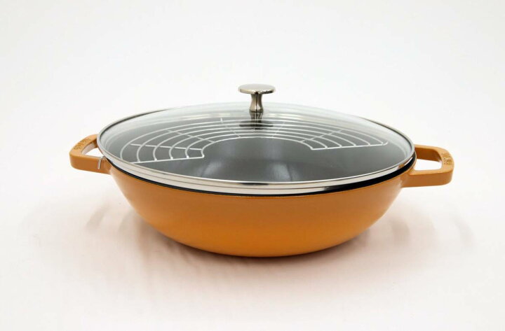 楽天市場】送料無料 staub ストウブ マルチパン 30cm マスタード C3D  