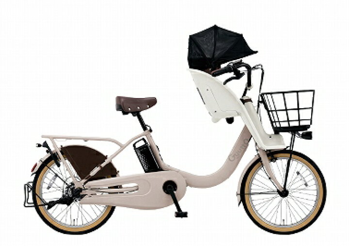 71 パナソニック新機種電動自転車gyutto mini20インチクリーム色ボディー