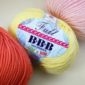 処分！！ BBB FULLフル メリノ極太【イタリア直輸入】B.B.B FILATI 2X【KN】 ・ 毛糸 編み物 手編み