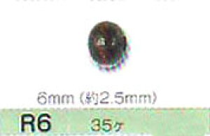 Ebhr[Y 6mm (2.5mm) R6-1`R6-24 g[z[ yKNzr[Y |