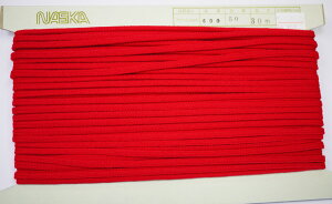 �݌ɏ��� NASKA �t�@�b�V�����R�[�h #600 col.50 ��5mm ������18m�yKN�z�A�N�������[�v ��R �В�