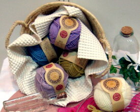 カフェキッチン 色A ダルマ毛糸 【KY】 毛糸 編み物 並太 銀イオン配合 アクリル毛糸