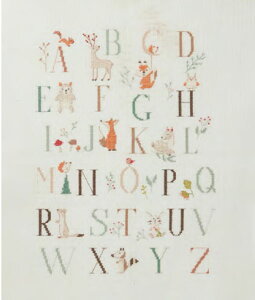 DMC hイLbg BK1969 Animal Alphabet Sampler ̃At@xbg\yKYzt[Xeb`Lbg