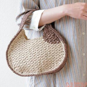 ねこバッグ エコアンダリヤ 2本どり 大 H320-003-076 キット ハマナカ 【KY】 手編み 編み物キット 編み物バッグ