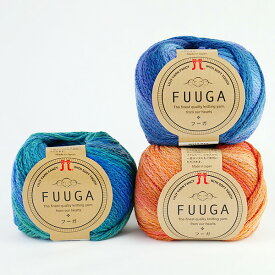 在庫限り フーガ ハマナカ 【KN】2D 毛糸 編み物 並太 リリヤーン ファンシーヤーン 段染