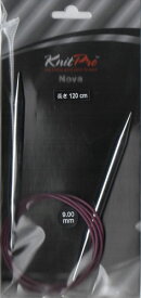 在庫限り ニットプロ ノバメタル 輪針120cm 9.00mm（77473) 【KN】 編み物 手あみ