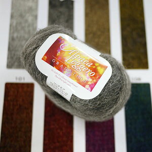 アルパカレジェーログラデーション リッチモア 【KY】Alpaca Leggero 毛糸 編み物 アルパカ 高級獣毛糸 極太 グラデーション