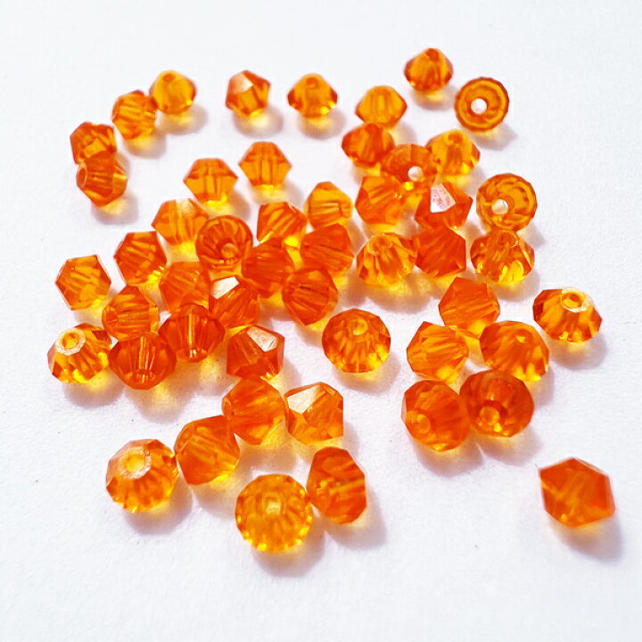 楽天市場】【在庫品】高品質ガラスカットビーズ ソロバン型 3mm サン 