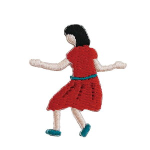 ���b�y�� �h���イ�X�e�b�J�[ Amy �G�C�~�[ 01-8680 col.3 ���c �yKY�z �V�[�� �h�J Embroidery sticker
