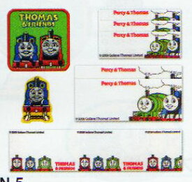 ワッペン トーマス ＆フレンズ WN-5 刺しゅう ＆ ネームラベル ＆ ネームテープセット オリムパス 【KY】 きかんしゃトーマス