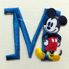 ワッペン 在庫限り パイオニア ミッキー M ディズニー MY4001-MY311 【KN】 アイロン接着 刺しゅう