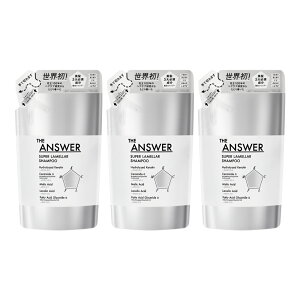 �y�����z THE ANSWER �W�A���T�[ �X�[�p�[�������V�����v�[/ �߂��� 320ml /�C���o�X /�ԉ� Kao