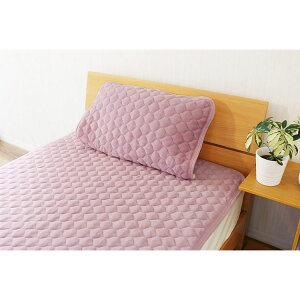 高密度フランネル枕パッド43×63【スモーキーピンク】