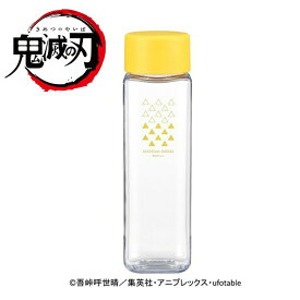 鬼滅の刃 グッズ 水筒 スクエアボトル 我妻 善逸 ( ぜんいつ) 毀滅 クリア スクエア ボトル 400ml クリアボトル 水筒 ドリンク ボトル 弁当 お弁当 ランチ ピクニック 遠足 行楽 キャラクター 鬼滅
