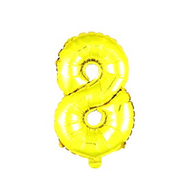 デコスタ ナンバー バルーン 数字 [8] D-6275 【パール金属】 ストロー付き誕生日 パーティグッズ お誕生日 お祝い 数字風船 風船 バースデーグッズ バースデー ナンバーバルーン