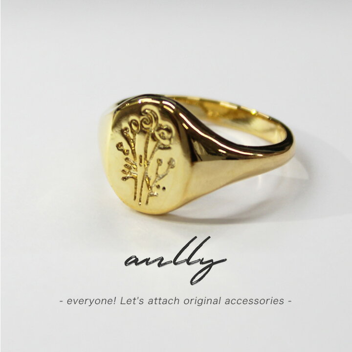 楽天市場 コクインゴールド野花リング Anlly Jyoara 楽天市場店