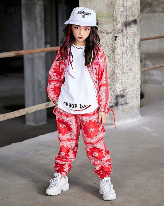 楽天市場 送料無料 キッズ ダンス 衣装 ヒップホップ ダンス衣装 セットアップ 派手 ストリート系 キッズダンス衣装 パンツ トップス ジュニア 男女兼用 キッズダンス 原宿系 ロングパンツ 子供服 長袖 110 1 130 140 150 160 170cm Kaoriショップ