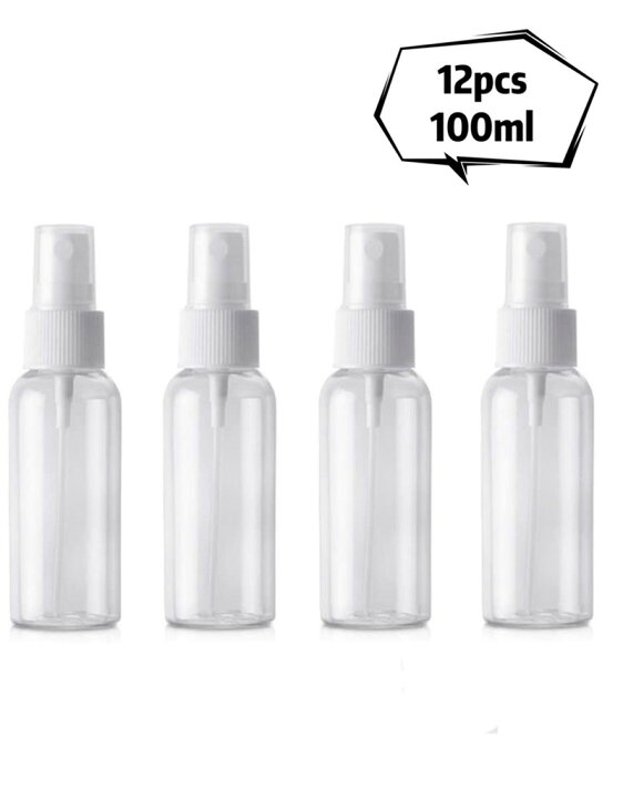 6個 100ml空詰め替え可能なプラスチックポンプスプレー小瓶香水容器旅行 【爆売りセール開催中!】 5x 30mlプラスチック空のスプレーボトル旅行化粧香水噴霧器コンテナー