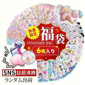 ＼6枚！シールたっぷり福袋！／ボンボンシール ドロップシール ぷくぷくシール セット ドロップ 3D 立体 シール ぷっくり おはじきぼんぼんシール おしりシール お尻シール 平成シール ぷかぷかボンボン テッカース 3d かわいい キラキラ 透明 女の子 福袋