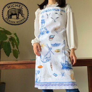 エプロン 母の日 おしゃれ 首掛け ナチュラル ワンピース 高級 綿 コットン 可愛い ブランド エプロン かわいい 大人可愛い お洒落 大人 レディース アメリカ 女性 長め エレガント鳥 ビーチ