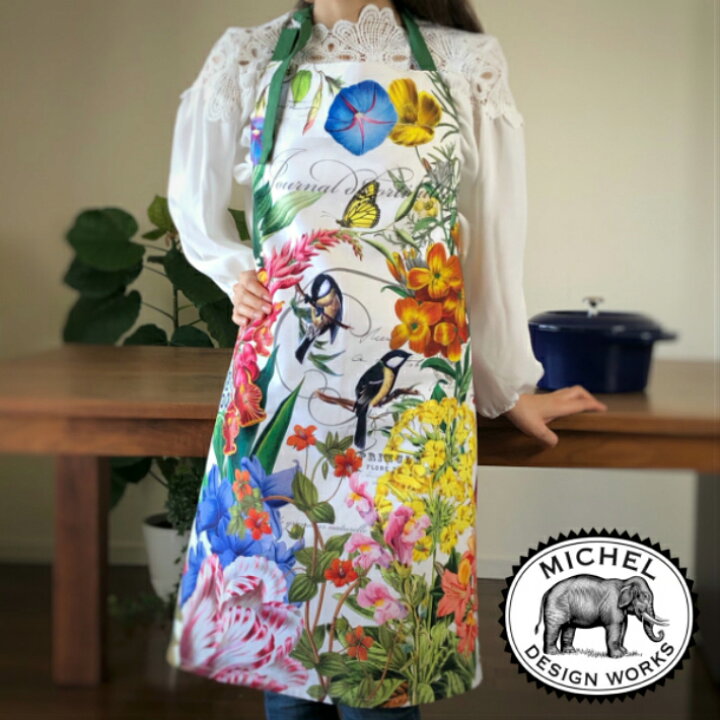 楽天市場 Nyブランド エプロン 首掛け ワンピース 綿 コットン ブランド 花柄 高級 おしゃれ 可愛い かわいい 大人可愛い 大人 レディース ブランド ナチュラル エレガント 母の日 花 鳥 プレゼント ギフト ラッピング 送料無料 ボタニカル カフェ テーブル