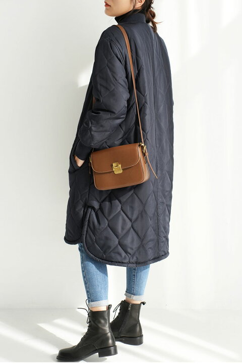 楽天市場】キルティングコート ロング キルティングジャケット  