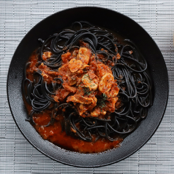 楽天市場】イカ墨スパゲティ1.7mm ／ラ・モリサーナ[500g・乾燥ロング