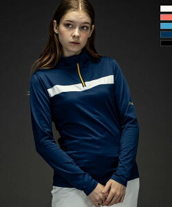 phenix tFjbNX Gold Accent 1/2 Zip Tee S[hANZgWs1/2WbveB[ Middle Ci[yWOMENz