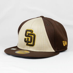 �j���[�G�� �X�q �L���b�v 59FIFTY 2025 MLB Batting Practice �T���f�B�G�S�E�p�h���X �x�[�W�� / �u���E��