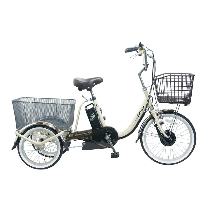 楽天市場】PELTECH 16型 電動アシスト三輪車 TDR-163L 8ah 電動  