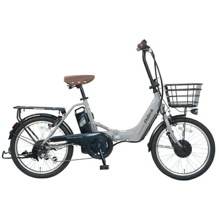 楽天市場】PELTECH 20型 アルミ 折り畳み 電動アシスト自転車 外装6段 